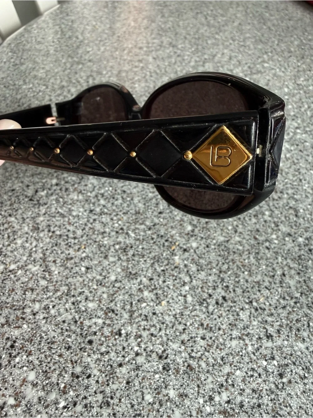 Laura Biagiotti Black Women’s Sunglasses - prescription lens